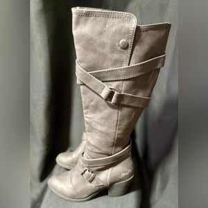 Blowfish Grey high boots with heel